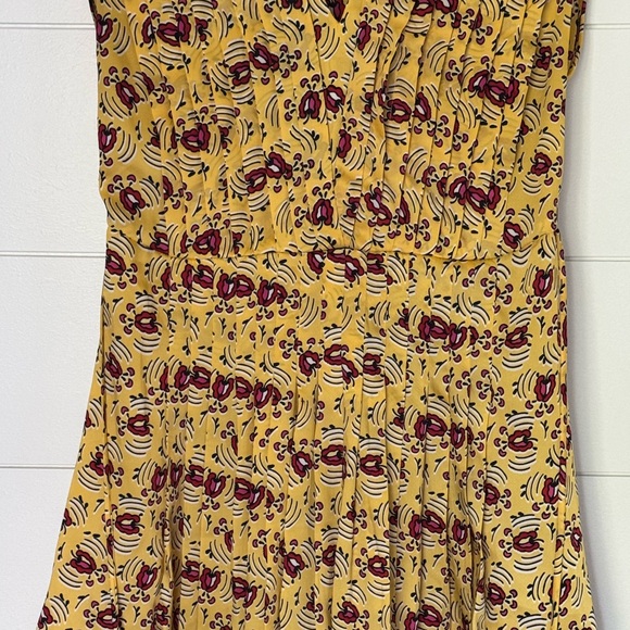 Zara Yellow Floral Sleeveless Dress, Women’s S - Picture 5 of 8